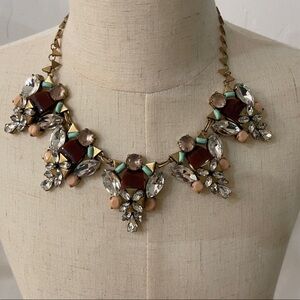 J.Crew Elegant Multi-Color Statement Necklace